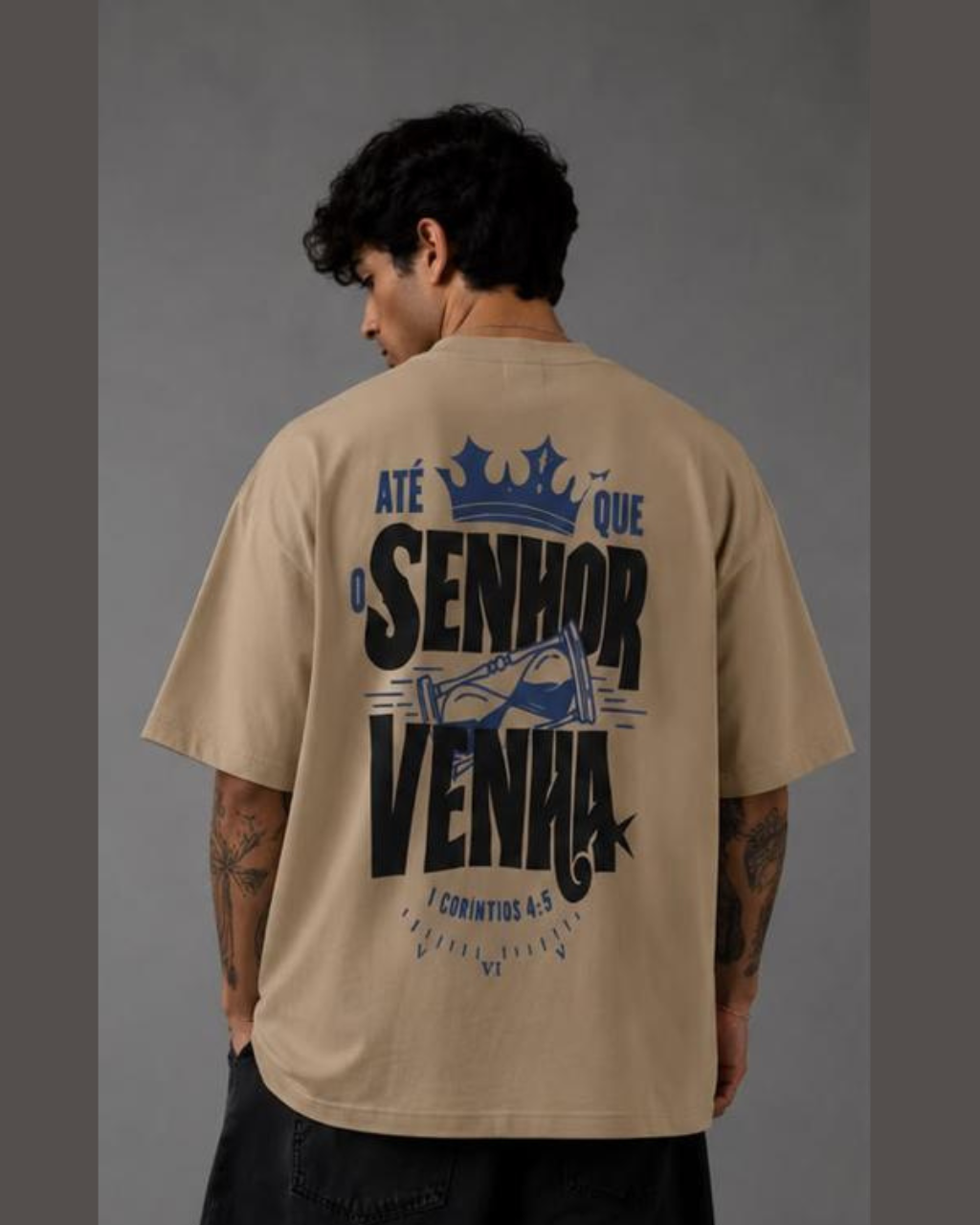 Camiseta Oversized - Até que o Senhor venha