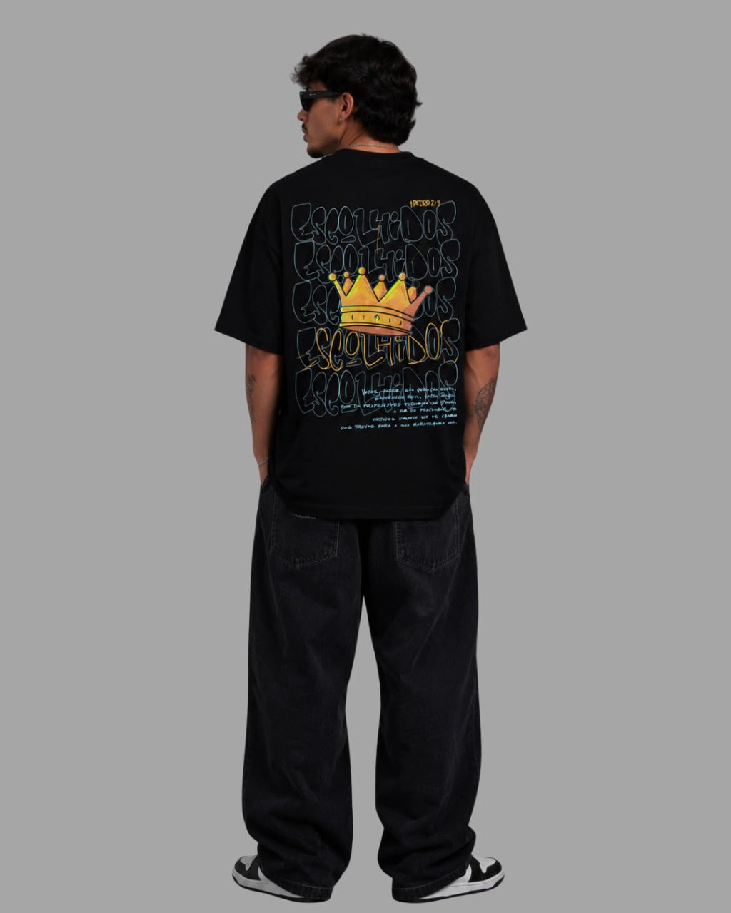 Camiseta Oversized "ESCOLHIDO" "1 PEDRO 2: 9"