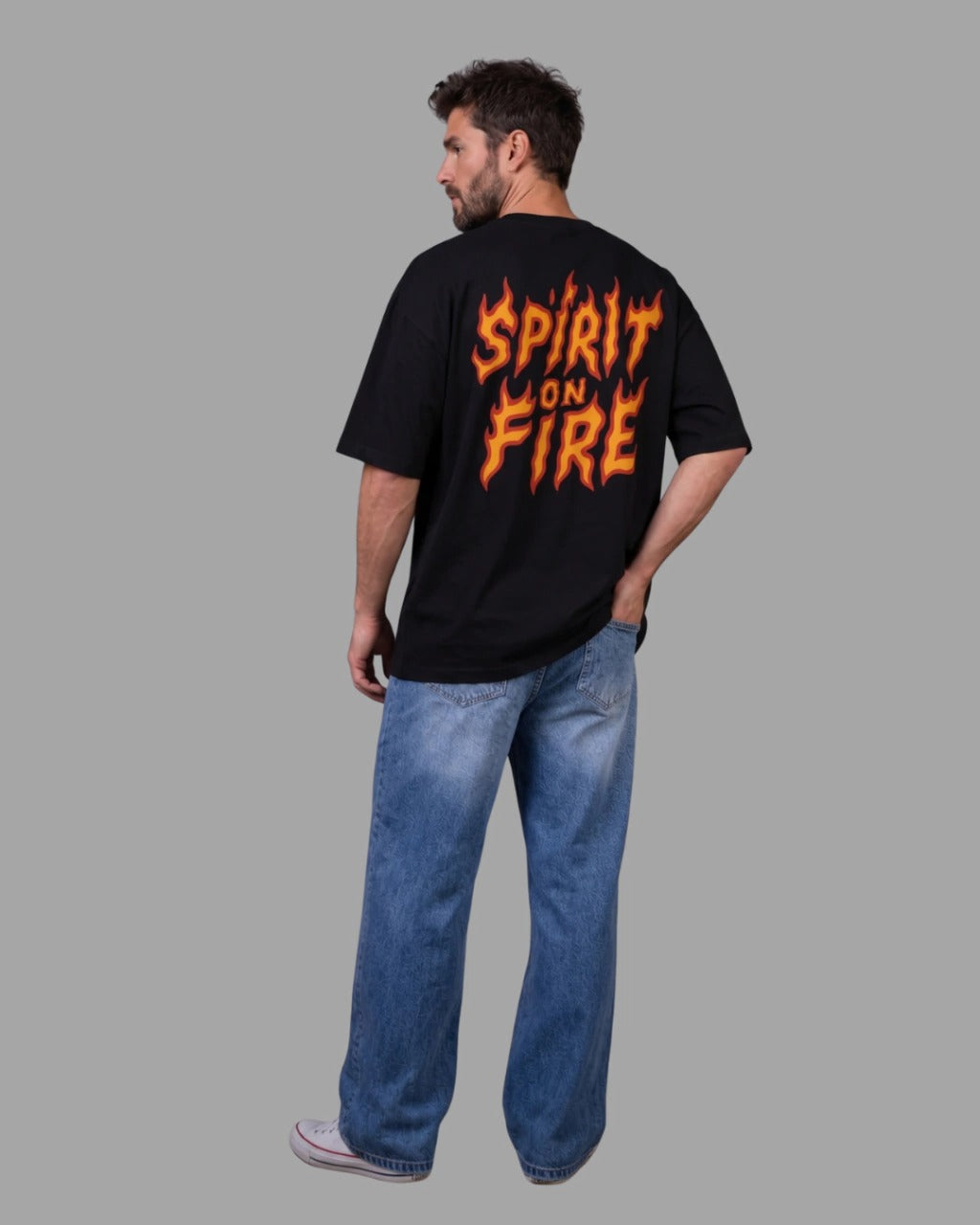 Camiseta Oversized "SPIRIT ON FIRE"