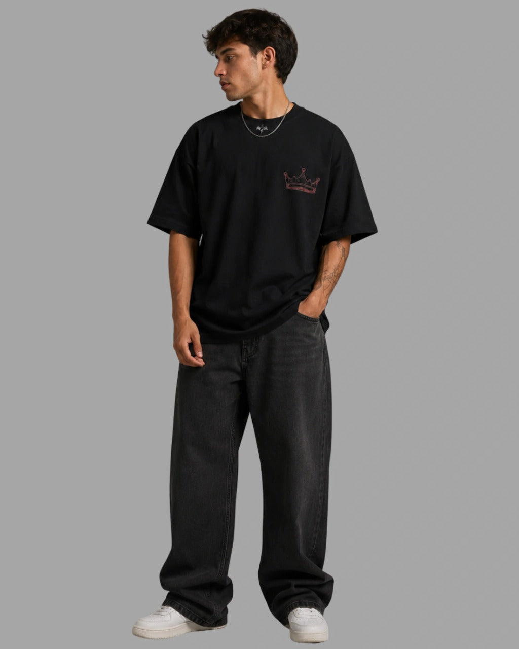 Camiseta Oversized "ELE É O REI"