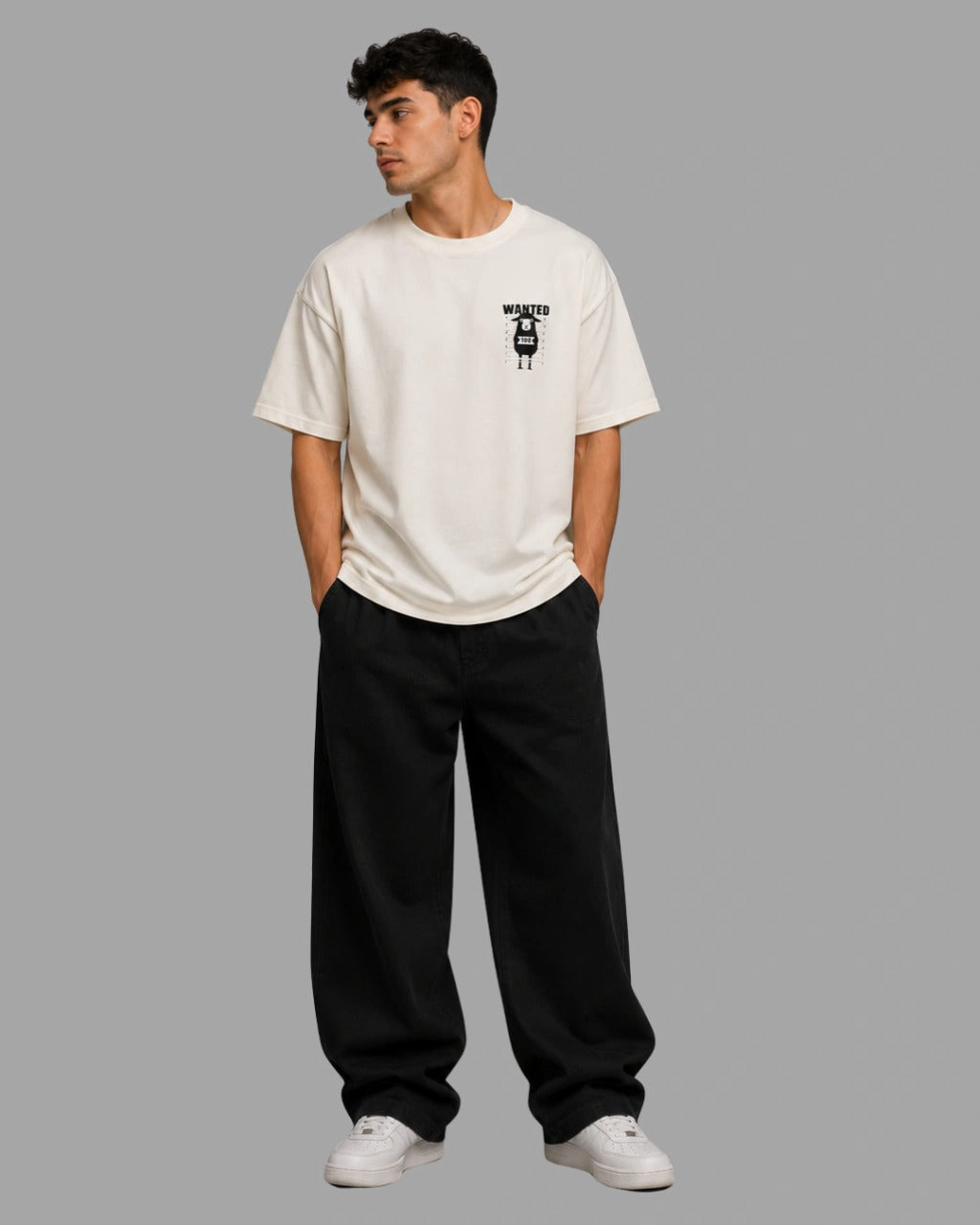 Camiseta Oversized "WANTED"