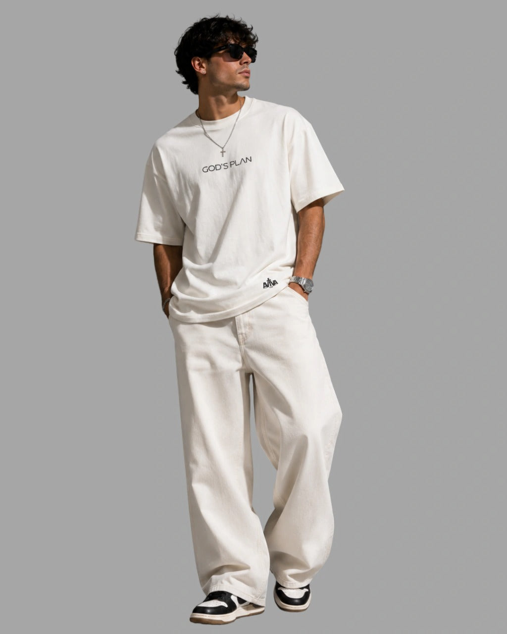 Camiseta Oversized "GOD'S PLAN"