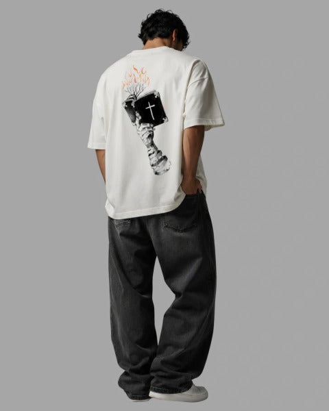 Camiseta Oversized "JEREMIAS 5:14"